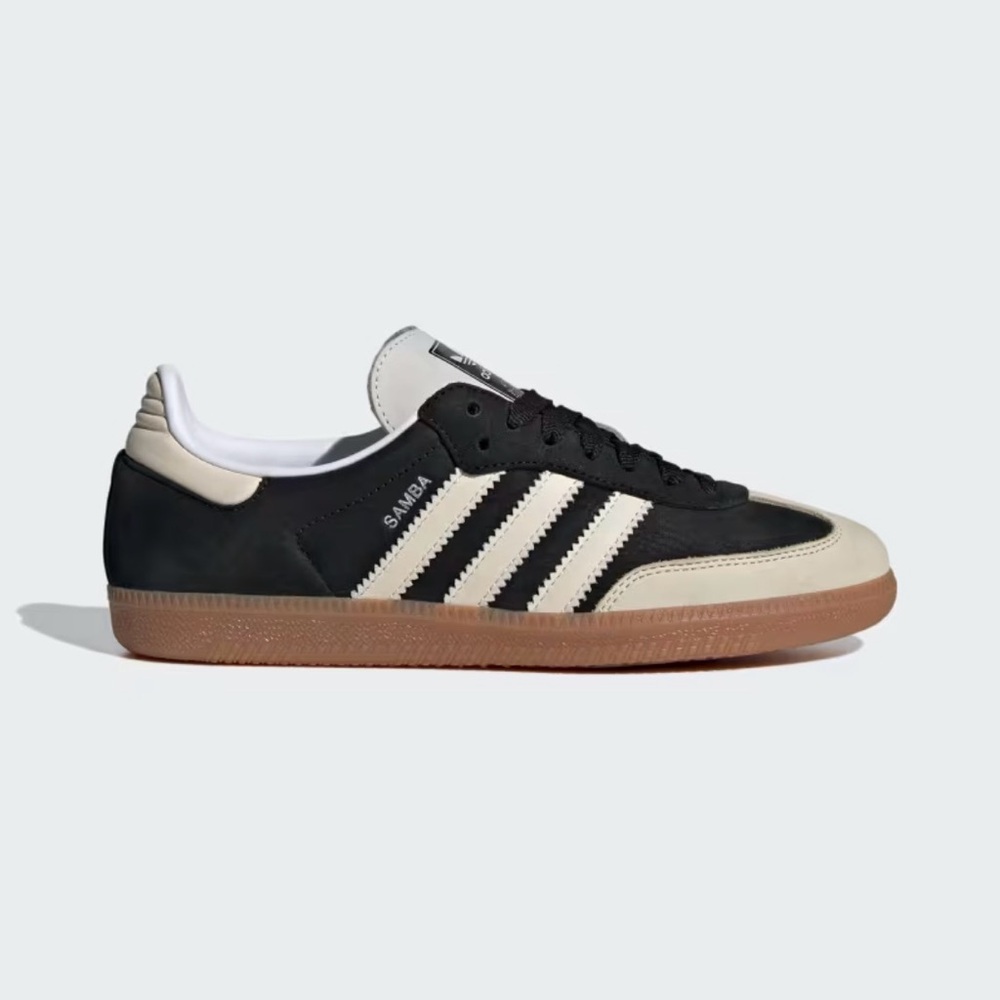 Adidas Samba Black and Tan Shoes